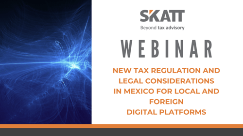 New tax regulation and legal considerations ...