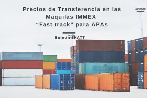 Precios de Transferencia en las Maquilas ...